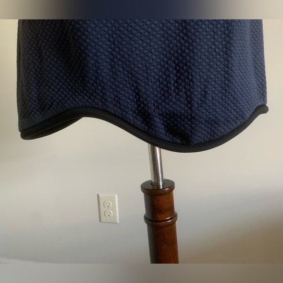 Phillip Lim Satin-Piped Scalloped Sheath Dress, navy and black - Picture 5 of 10